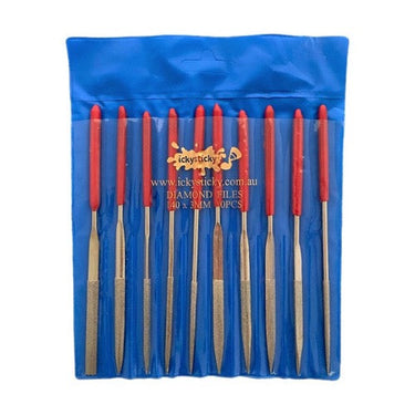 Icky Sticky 660238 10 Piece Diamon File Set